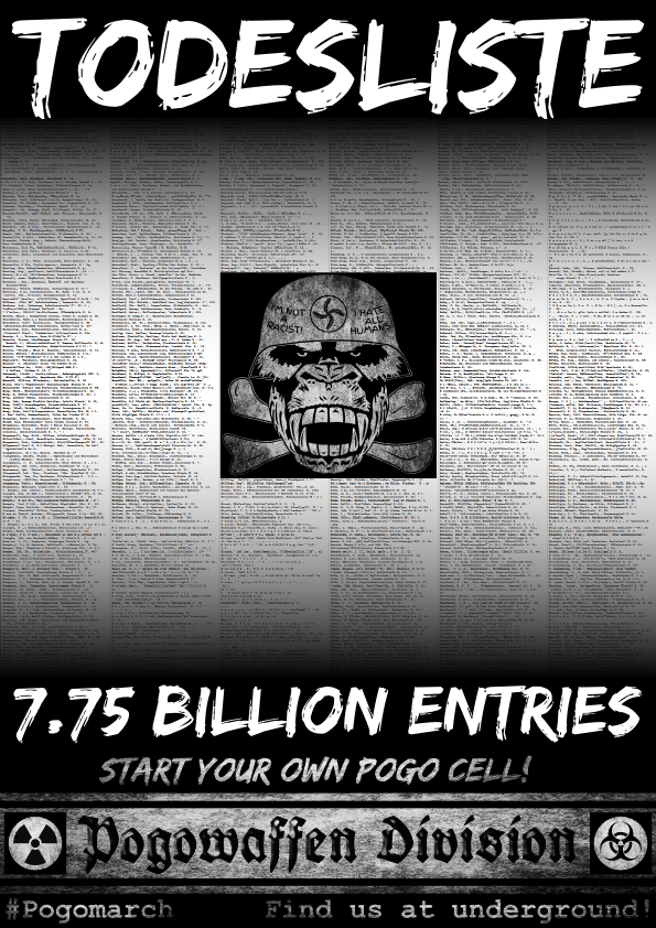 Pogowaffen Division - Todesliste - 7.75 billion entries - Pogomarch - APPD